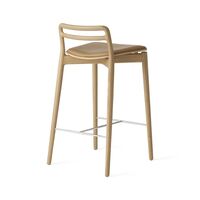 484 Cabin Bar Stool Light Oak/Sand Leather