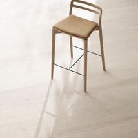 484 Cabin Bar Stool Light Oak/Sand Leather
