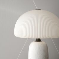 592 Sculpture Bordlampe Hvid