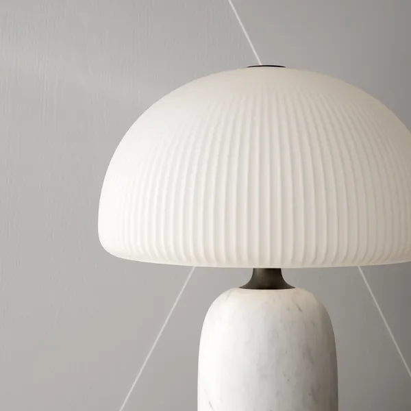 592 Sculpture Bordlampe Hvid