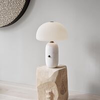 592 Sculpture Bordlampe Hvid