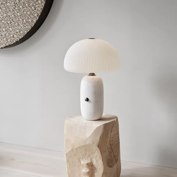 592 Sculpture Bordlampe Hvid
