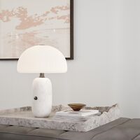 592 Sculpture Bordlampe Hvid