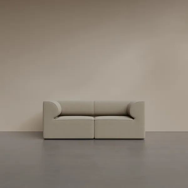 Eave 86 2-seters Sofakonfigurasjon 1 Bouclé 02