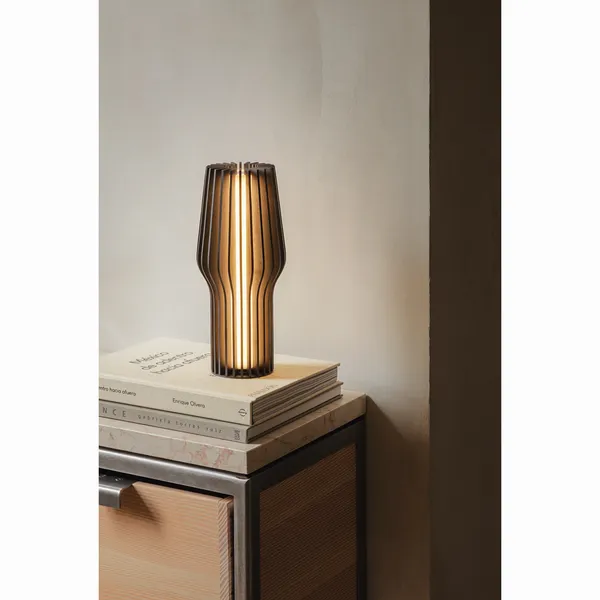 Radiant Draagbare Lamp H28,5 Gerookte Eik