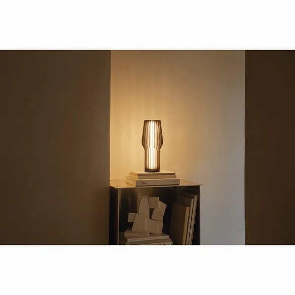 Radiant Draagbare Lamp H28,5 Gerookte Eik