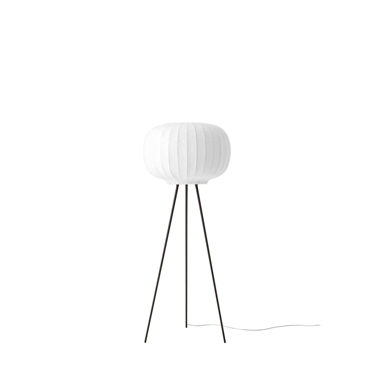 581 Papierowa Lampa Stojąca Biała