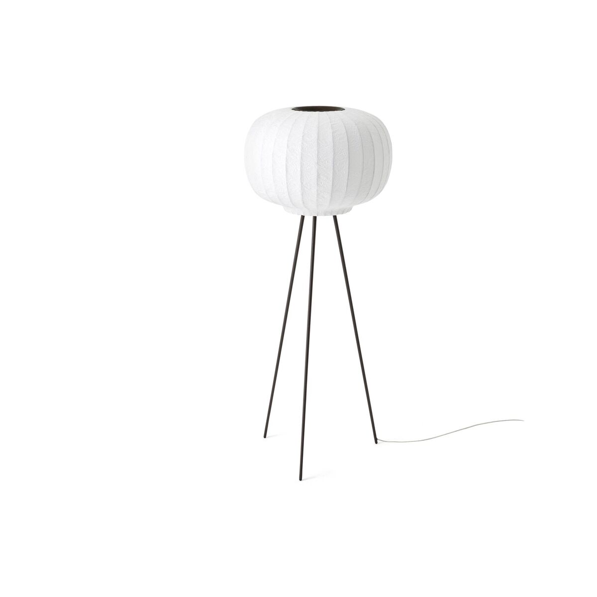 581 Papierowa Lampa Stojąca Biała