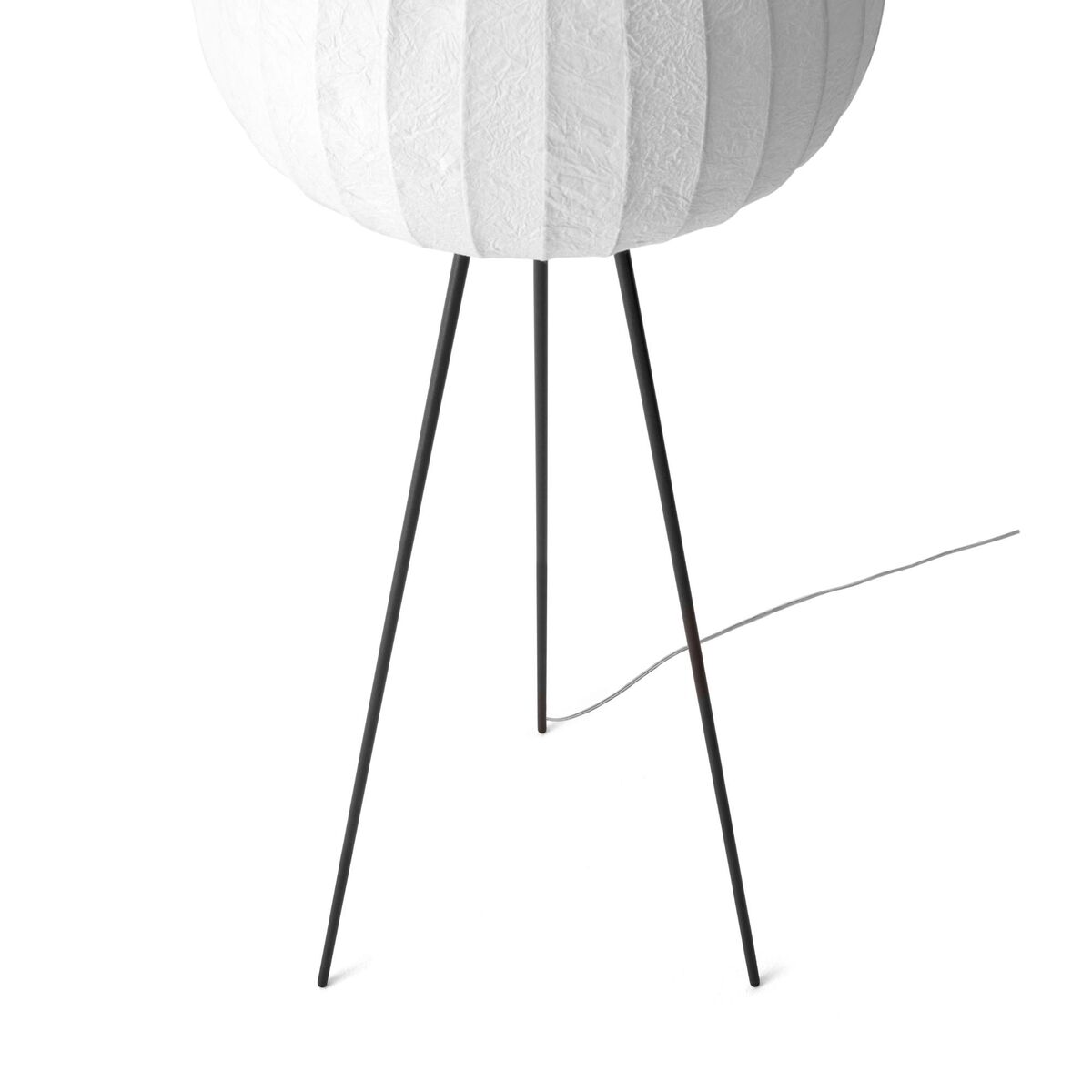 581 Papierowa Lampa Stojąca Biała