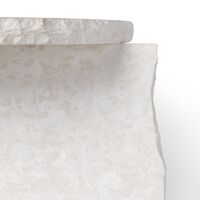 Mineral Sculptural Coffee Table White Curia Marble