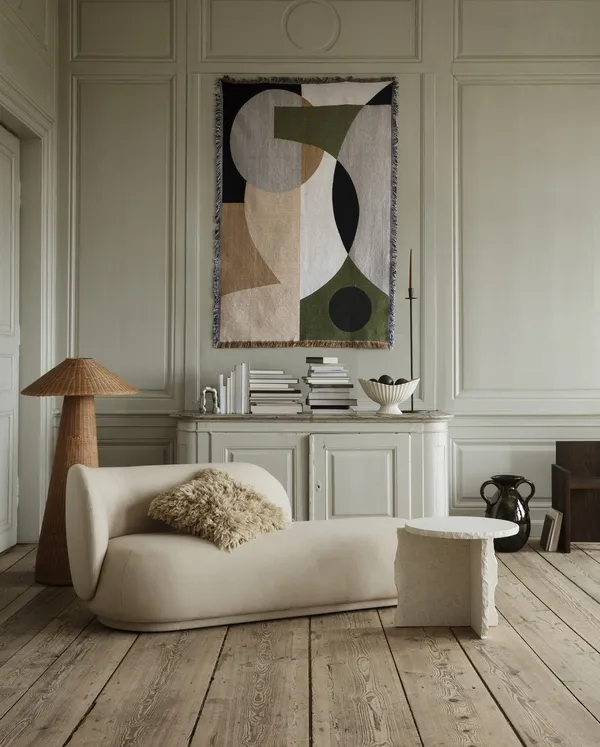 Mineral Sculptural Coffee Table White Curia Marble