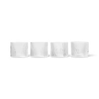 Lot de 4 Transparent