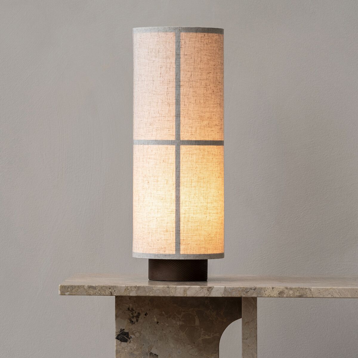 Hashira Lampada da Tavolo Grezza Ø18