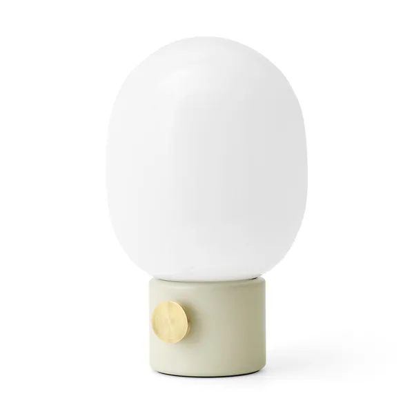 Lampe à Poser JWDA Albâtre Blanc/ Laiton