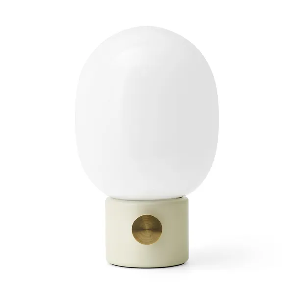 Lampe à Poser JWDA Albâtre Blanc/ Laiton