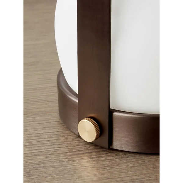 Carrie Table Lamp Portable Burnt Red