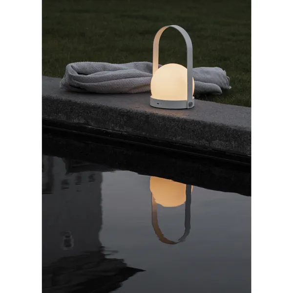 Carrie Table Lamp Portable Burnt Red