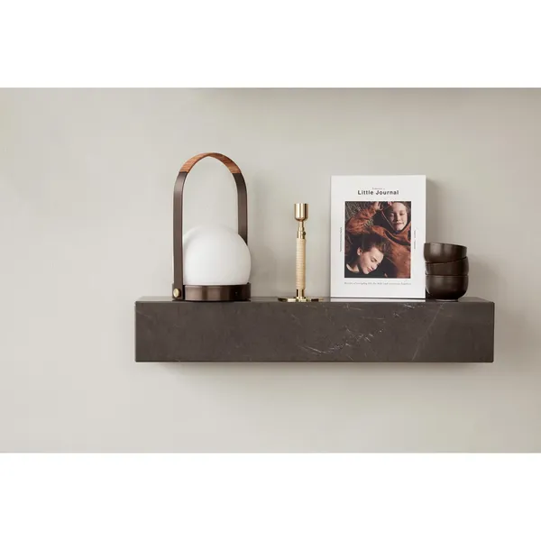 Carrie Table Lamp Portable Burnt Red