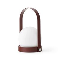 Carrie Table Lamp Portable Burnt Red