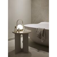 Carrie Table Lamp Portable Burnt Red