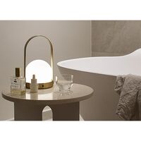 Carrie Table Lamp Portable White