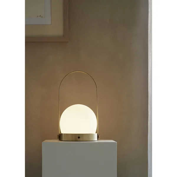 Carrie Table Lamp Portable White