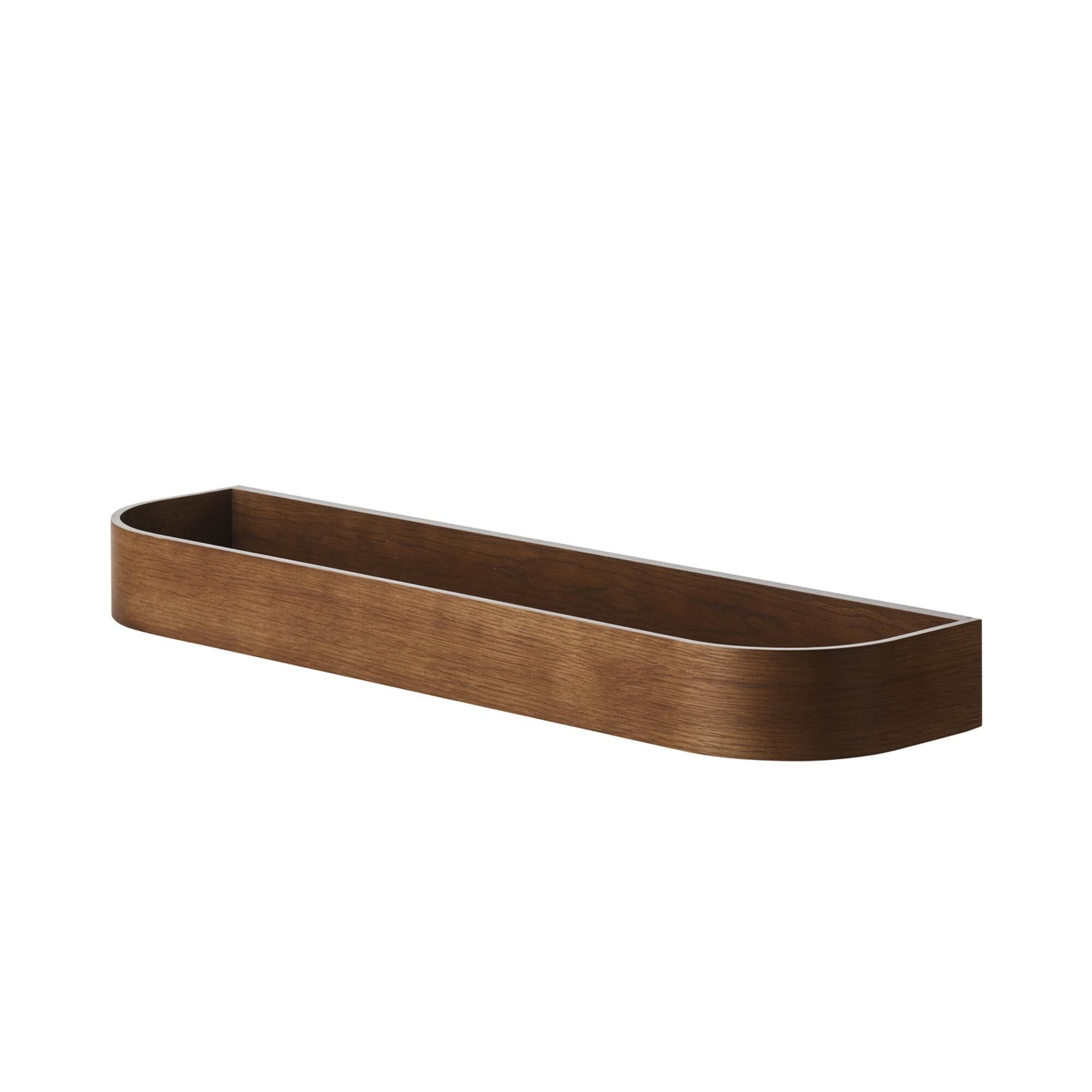 Etagère Epoch 79 cm Chêne Foncé/ Noir