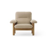 Brasilia Sessel Eiche/Bouclé 2