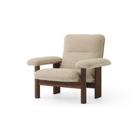 Poltrona Brasilia Noce/Boucle