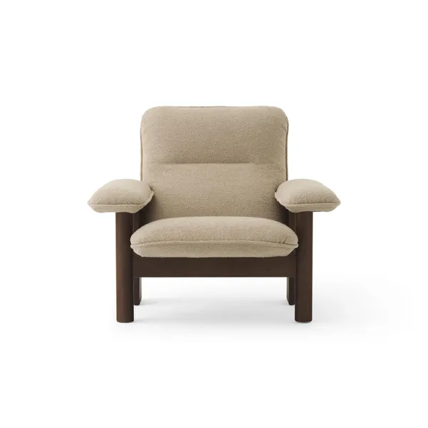 Poltrona Brasilia Noce/Boucle