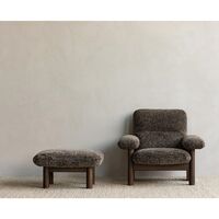 Poltrona Brasilia Noce/Boucle