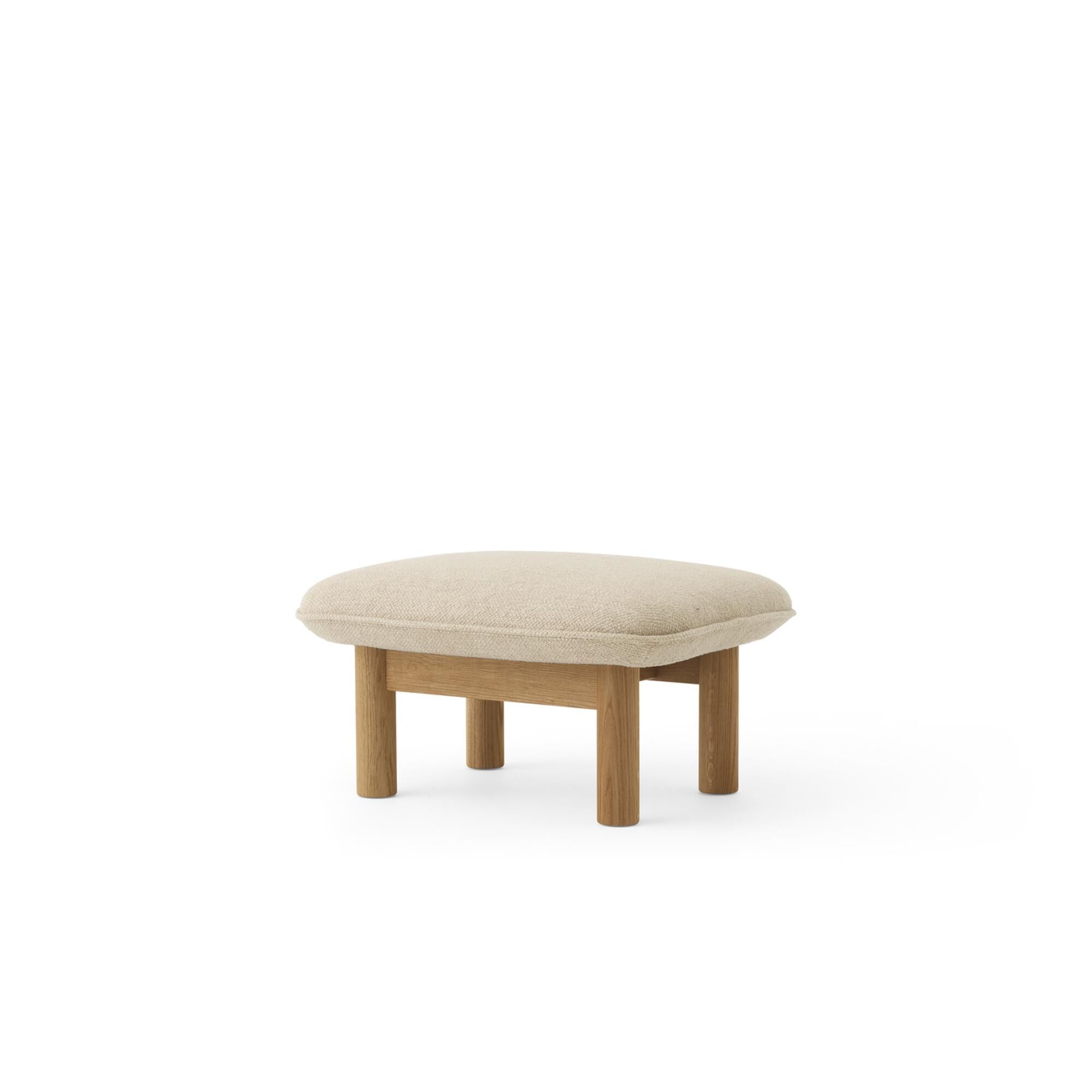 Brasilia Ottoman Oak/Bouclé