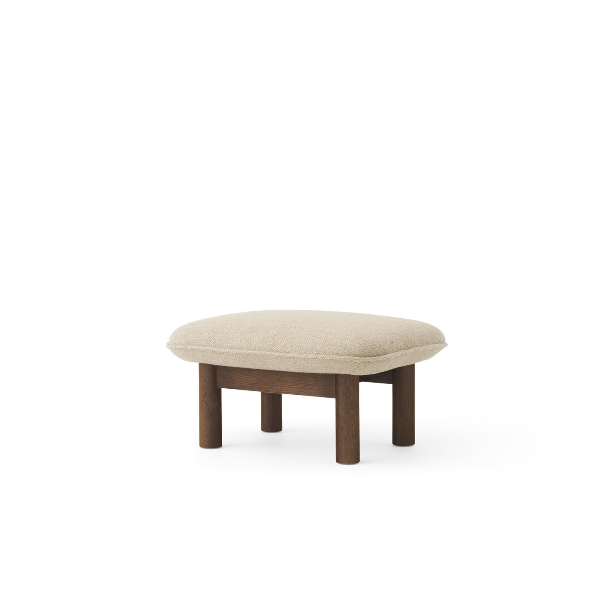 Brasilia Ottoman Dark Oak/Bouclé