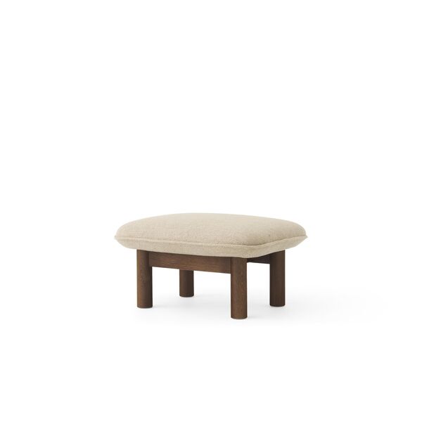 Brasilia Ottoman Dark Oak/Bouclé