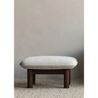 Brasilia Ottoman Noce/ Bouclé