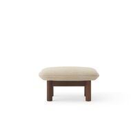 Brasilia Ottoman Noce/ Bouclé