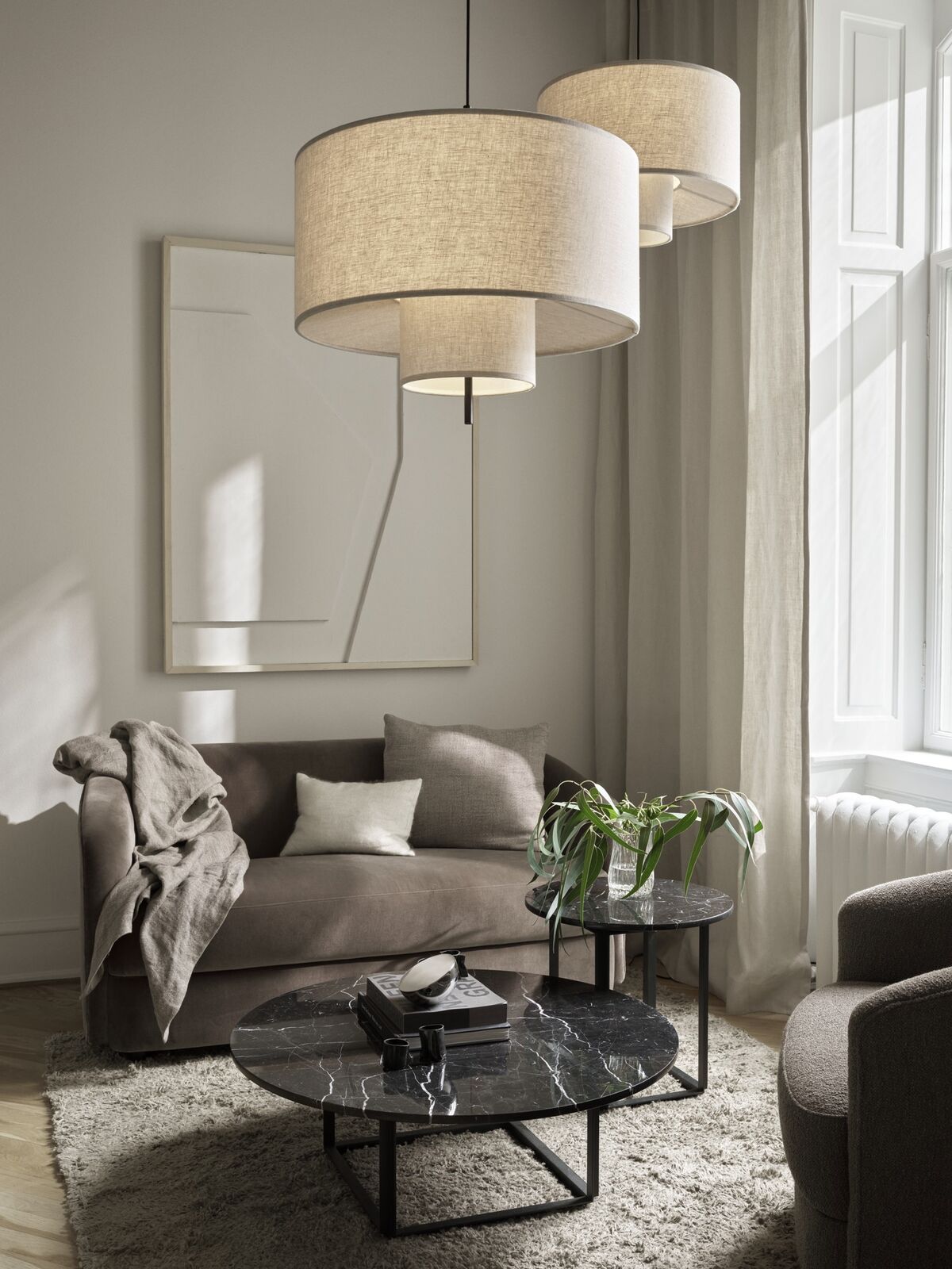 Margin Pendant Ø50 Beige