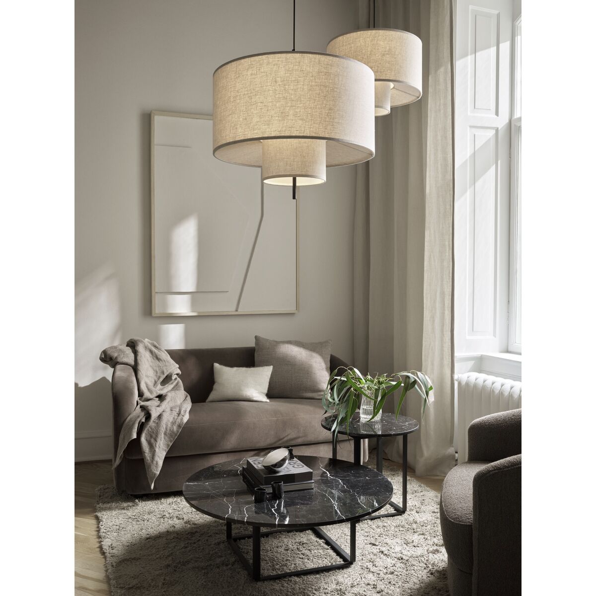 Margin Pendant Ø70 Beige