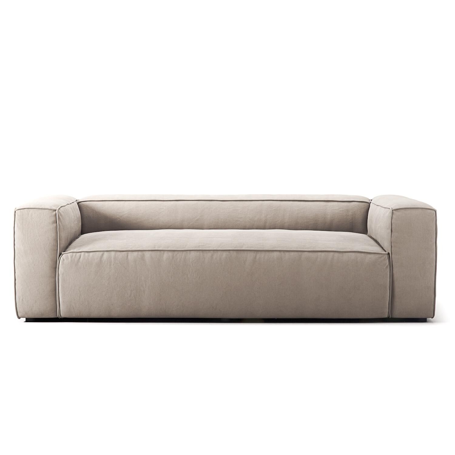 Grand Canapé 2 Places Sandshell/Beige