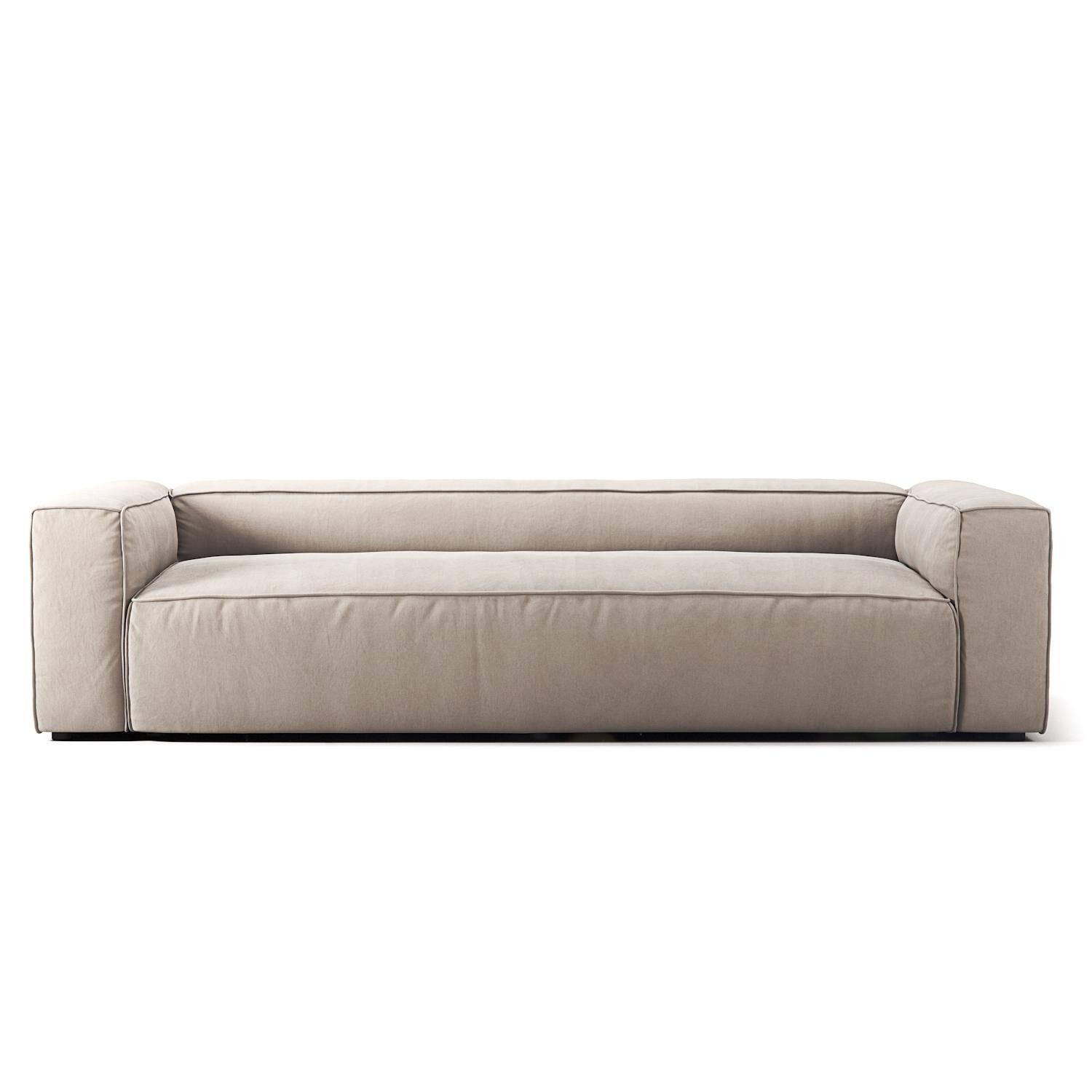 Grand Canapé 3 Places Sandshell/Beige