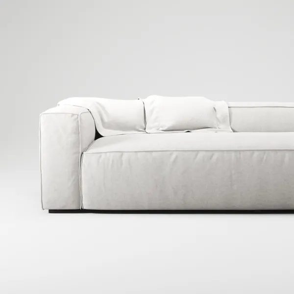 Grand 3-sitssoffa Moonwhite