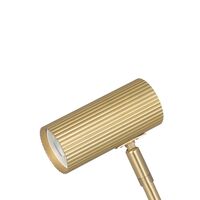 Hubble Wandlamp/ Klemlamp Geborsteld Messing