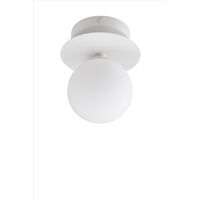 Art Deco Wall Lamp/ Ceiling Light White