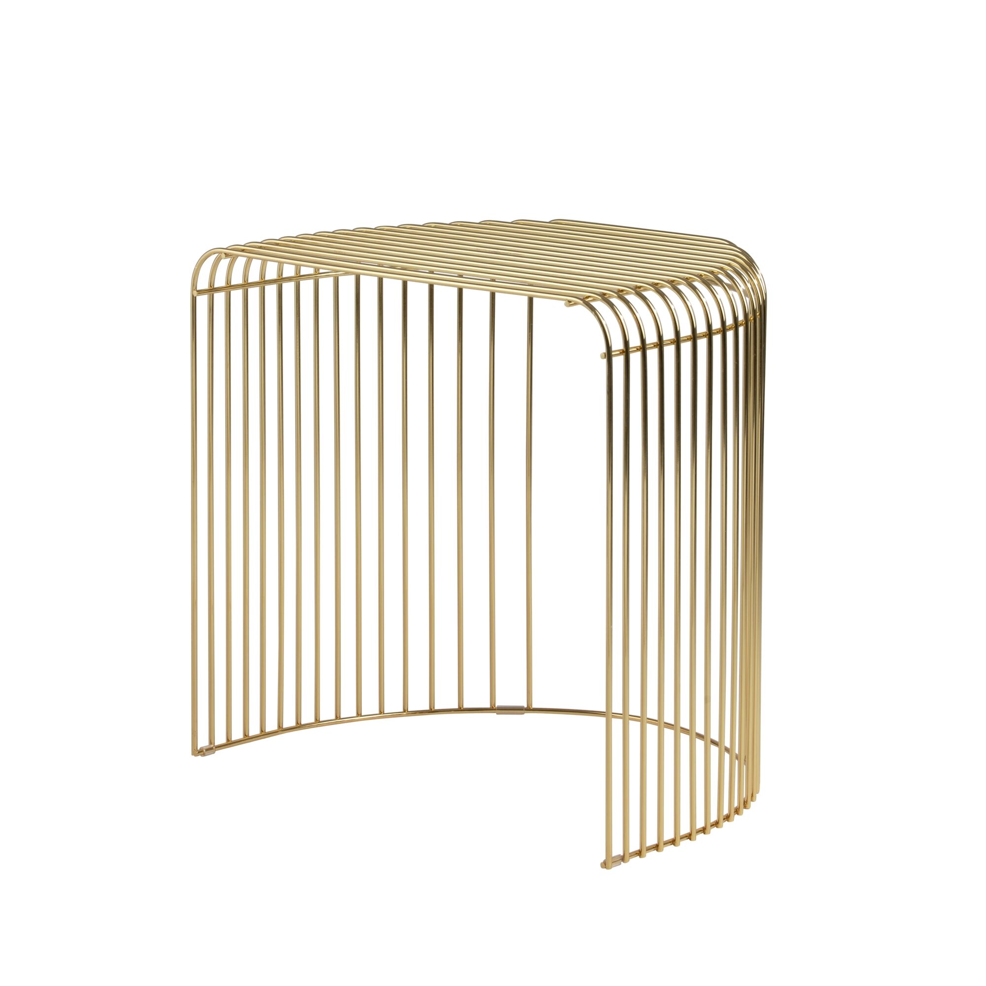 CURVA Table Basse Doré