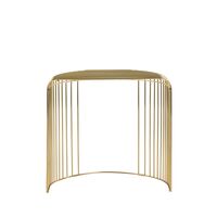 CURVA Table Basse Doré