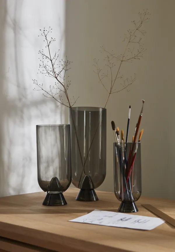 GLACIES Vaso Trasparente H18 cm