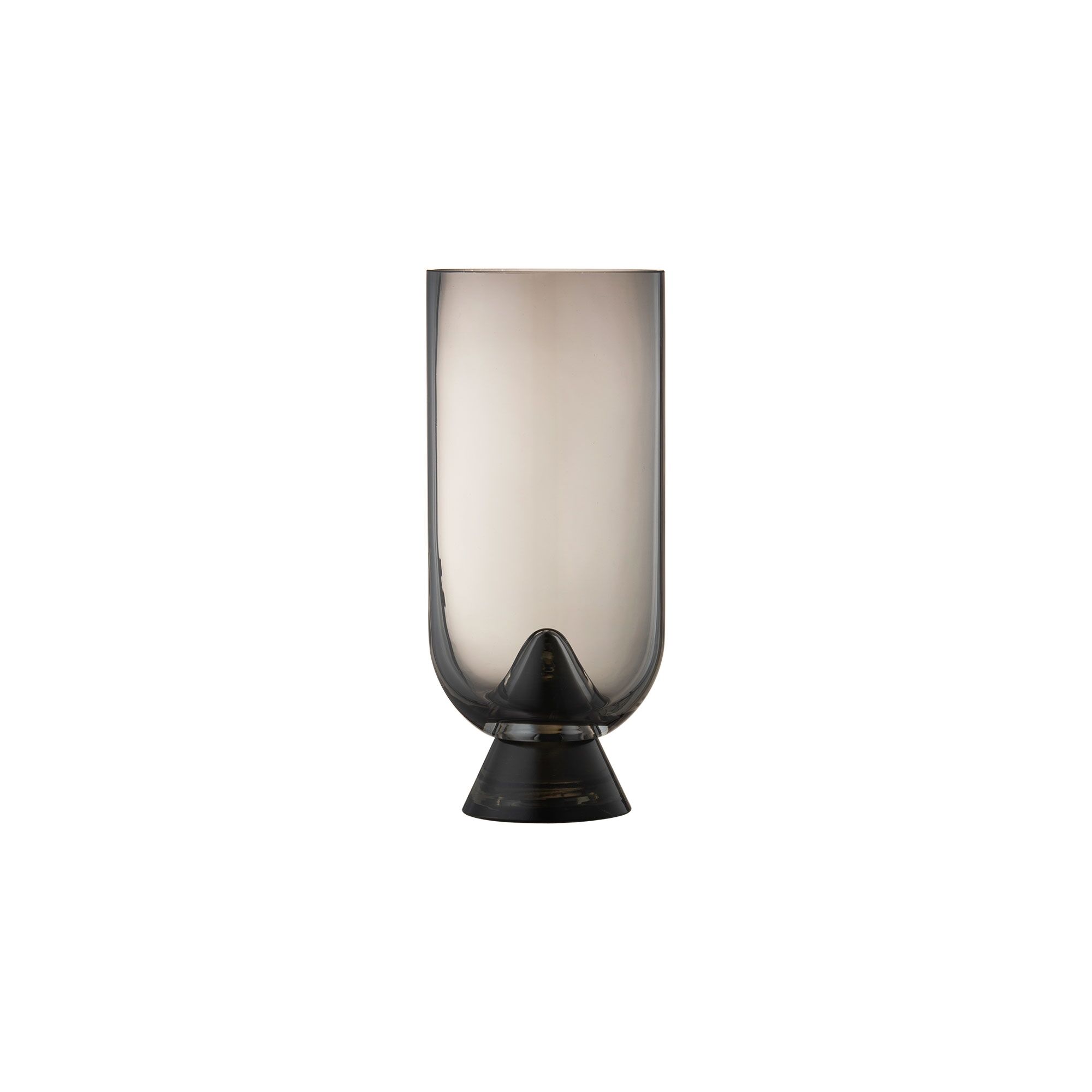 GLACIES Vase Sort H18 cm
