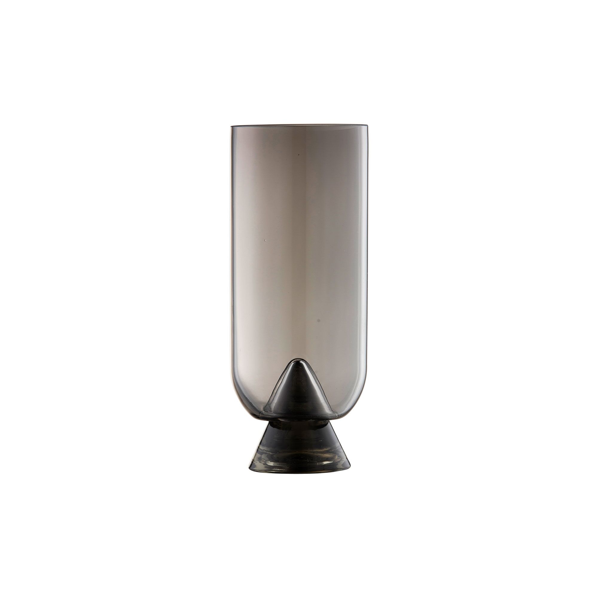 Vase GLOBE BUBBLES Ø10 Transparent/ Argent