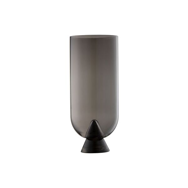 GLACIES Vase Schwarz H29 cm