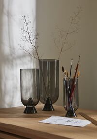 GLACIES Vase Sort H29 cm